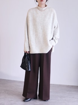 recastaffさん（レディース・158cm）の冬コーディネート