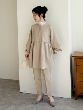 recastaffさん（レディース・154cm）の冬コーディネート