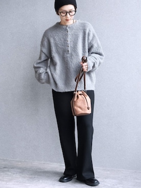 「reca（レカ）のアイテム」を使った、recastaffさん（レディース・165cm）の冬コーディネート