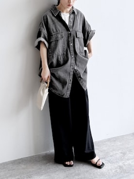 「reca（レカ）のアイテム」を使った、recastaffさん（レディース・154cm）の春コーディネート