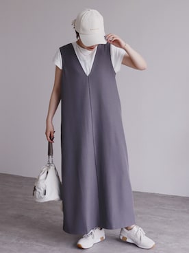 「reca（レカ）のアイテム（ワンピース/ドレス）」を使った、recastaffさん（レディース・158cm）の春コーディネート