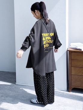 「アイテム（スウェット）」を使った、recastaffさん（レディース・154cm）の秋コーディネート