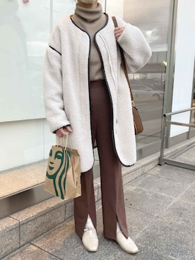 recastaffさん（レディース・156cm）の冬コーディネート