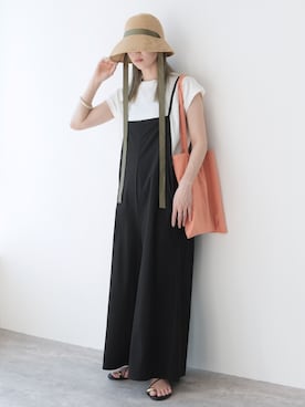 「reca（レカ）のアイテム」を使った、recastaffさん（レディース・165cm）の夏コーディネート