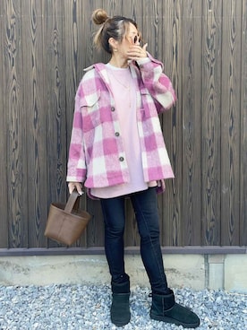 recastaffさん（レディース・170cm）の冬コーディネート