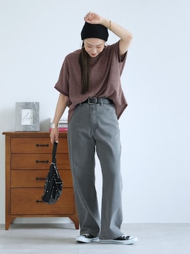 「reca（レカ）のアイテム」を使った、recastaffさん（レディース・158cm）の夏コーディネート