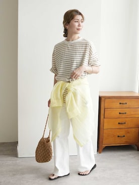 「reca（レカ）のアイテム」を使った、recastaffさん（レディース・165cm）の春コーディネート