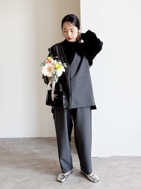 recastaffさん（レディース・154cm）の春コーディネート