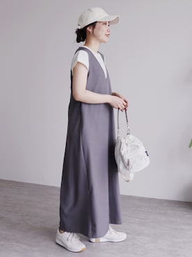 「reca（レカ）のアイテム（ワンピース/ドレス）」を使った、recastaffさん（レディース・158cm）の春コーディネート