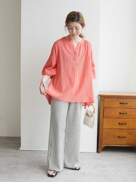 「reca（レカ）のアイテム」を使った、recastaffさん（レディース・165cm）の春コーディネート