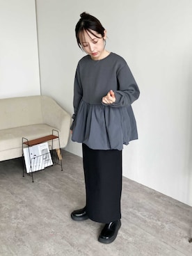 recastaffさん（レディース・154cm）の冬コーディネート