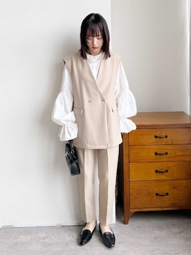 「reca（レカ）のアイテム」を使った、recastaffさん（レディース・154cm）の春コーディネート