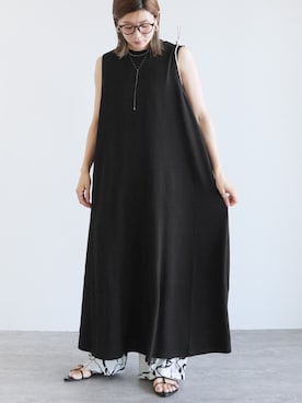 「reca（レカ）のアイテム（ワンピース/ドレス）」を使った、recastaffさん（レディース・165cm）の夏コーディネート