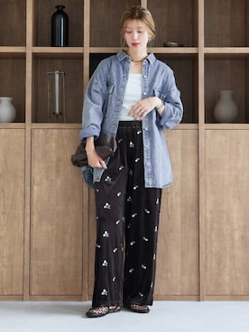 「着やせコーデ」｜recastaffさん（レディース・165cm）の秋コーディネート