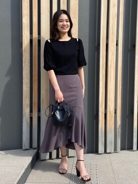 index スタッフさん（レディース・165cm）の春コーディネート