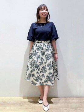 index スタッフさん（レディース・157cm）の春コーディネート