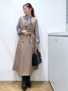 「index（インデックス）のアイテム」を使った、index スタッフさん（レディース・156cm）の秋コーディネート