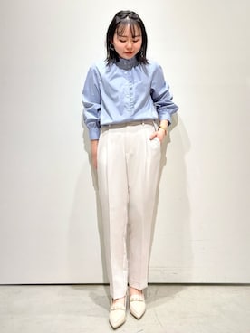 index スタッフさん（レディース・151cm）の春コーディネート