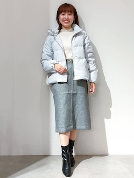 「index（インデックス）のアイテム（ジャケット/アウター）」を使った、index スタッフさん（レディース・157cm）の秋コーディネート