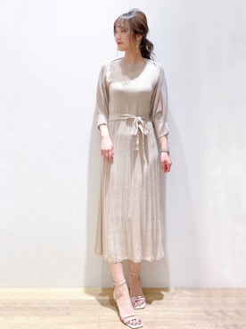 index スタッフさん（レディース・158cm）の夏コーディネート