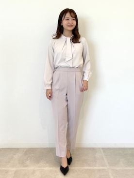 index スタッフさん（レディース・158cm）の冬コーディネート