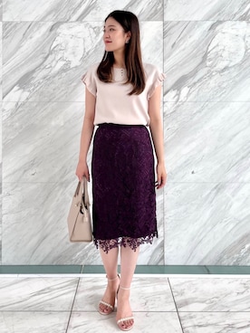 index スタッフさん（レディース・165cm）の春コーディネート