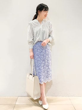 index スタッフさん(レディース・158cm)の春コーディネート