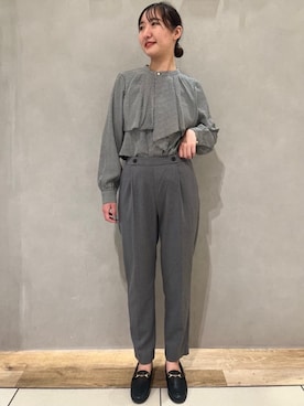 index スタッフさん(レディース・160cm)の秋コーディネート