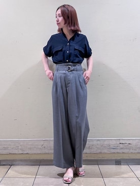 index スタッフさん（レディース・157cm）の春コーディネート