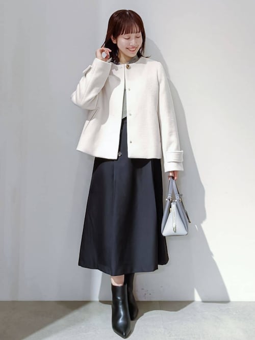 ノーカラーショートコート（ノーカラーコート）｜index（インデックス