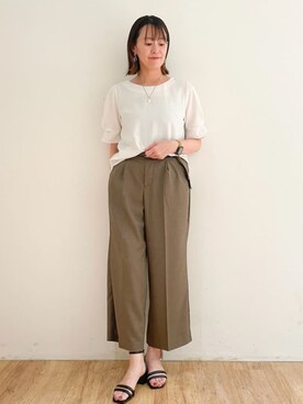 index スタッフさん（レディース・164cm）の春コーディネート