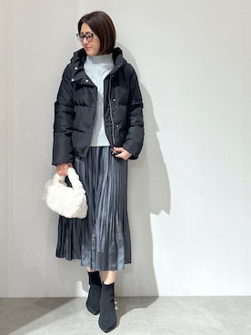 「index（インデックス）のアイテム（ジャケット/アウター）」を使った、index スタッフさん（レディース・161cm）の秋コーディネート