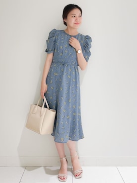 index スタッフさん（レディース・158cm）の夏コーディネート