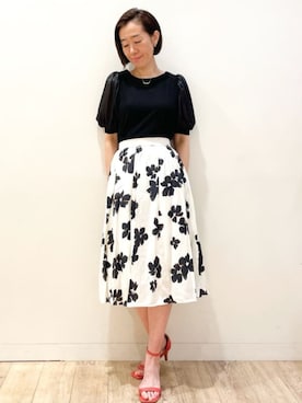 index スタッフさん（レディース・158cm）の春コーディネート