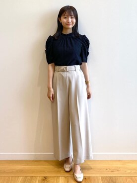 index スタッフさん（レディース・158cm）の夏コーディネート