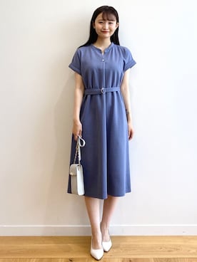 index スタッフさん（レディース・158cm）の春コーディネート