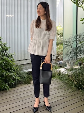 index スタッフさん（レディース・165cm）の春コーディネート