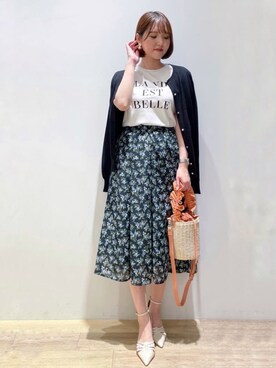 index スタッフさん(レディース・160cm)の夏コーディネート