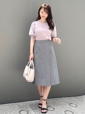 index スタッフさん（レディース・158cm）の春コーディネート