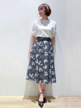 index スタッフさん(レディース・160cm)の夏コーディネート