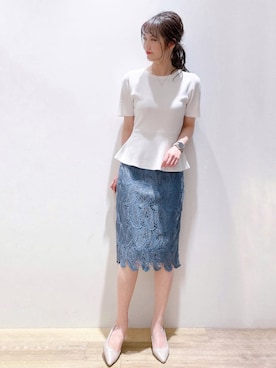 index スタッフさん(レディース・158cm)の春コーディネート