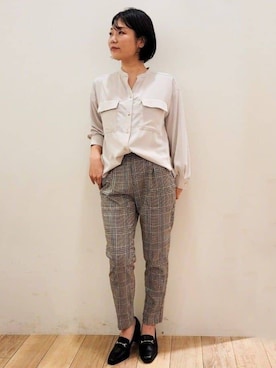 index スタッフさん(レディース・157cm)の秋コーディネート