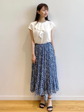 index スタッフさん(レディース・158cm)の夏コーディネート