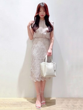 index スタッフさん（レディース・158cm）の春コーディネート