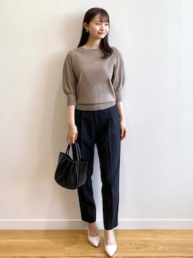 index スタッフさん（レディース・158cm）の春コーディネート