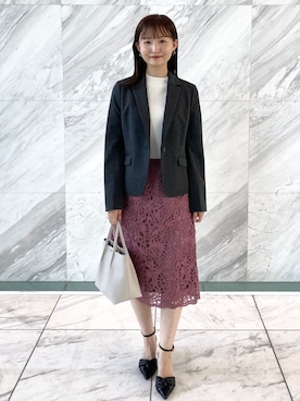 index スタッフさん（レディース・158cm）の秋コーディネート