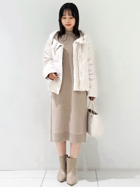 「index（インデックス）のアイテム（ジャケット/アウター）」を使った、index スタッフさん（レディース・148cm）の秋コーディネート