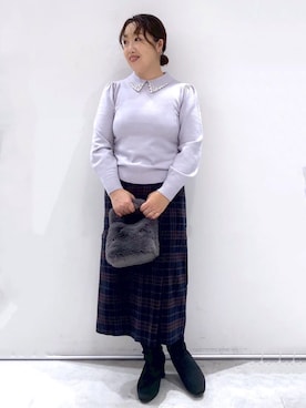 「index」｜index スタッフさん（レディース・149cm）の秋コーディネート