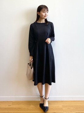 index スタッフさん（レディース・158cm）の秋コーディネート