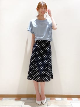 index スタッフさん（レディース・158cm）の夏コーディネート